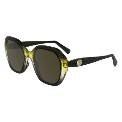 null Sunglasses, Black/Yellow