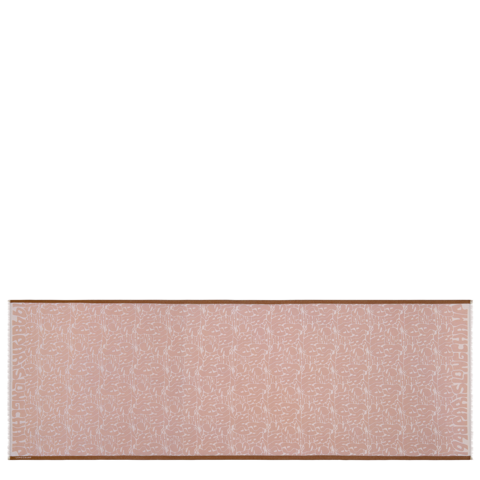 La Cavalcade Longchamp Stole, Pink Tea