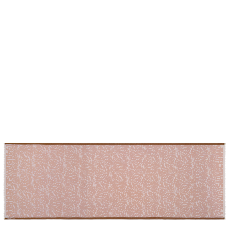 La Cavalcade Longchamp Stole , Pink Tea - Modal  - View 1 of  2