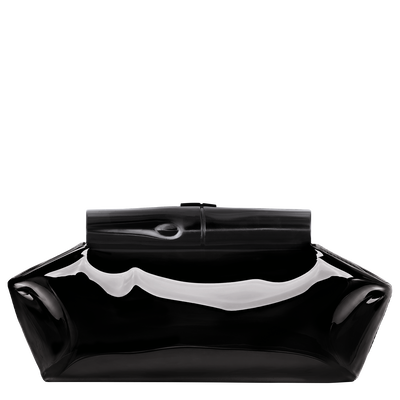 Le Roseau S Pouch , Black - Leather