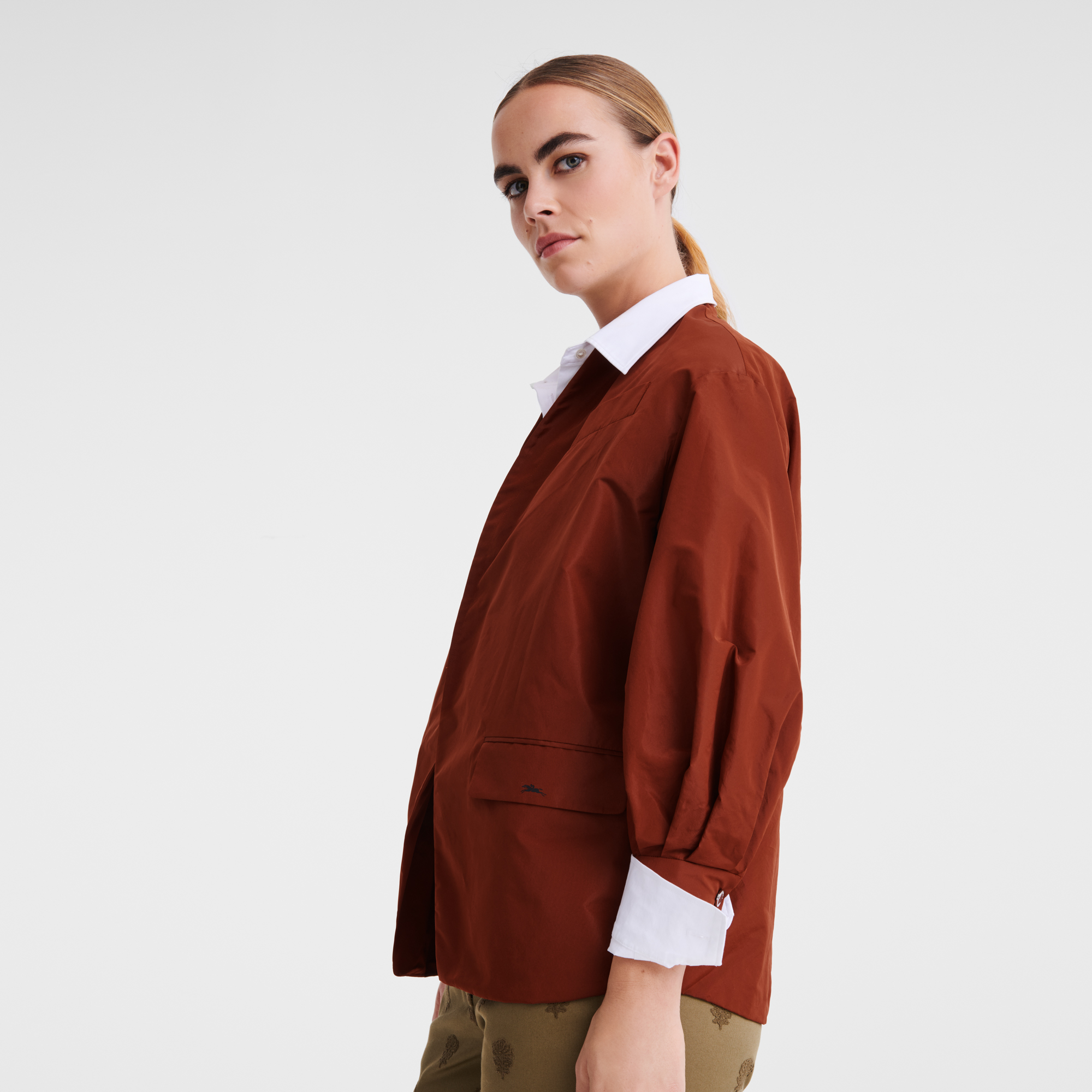 Kimono jacket, Chestnut - View 4 of 
        5 - zoom in null Kimono jacket, Chestnut