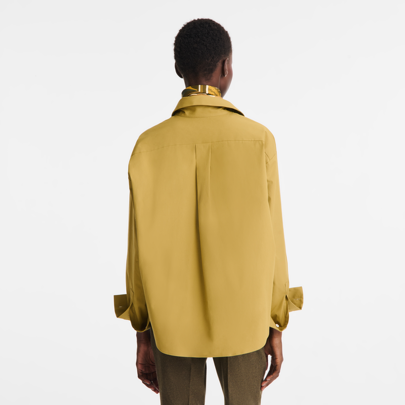 Shirt , Olive - Popelin  - View 3 of  5
