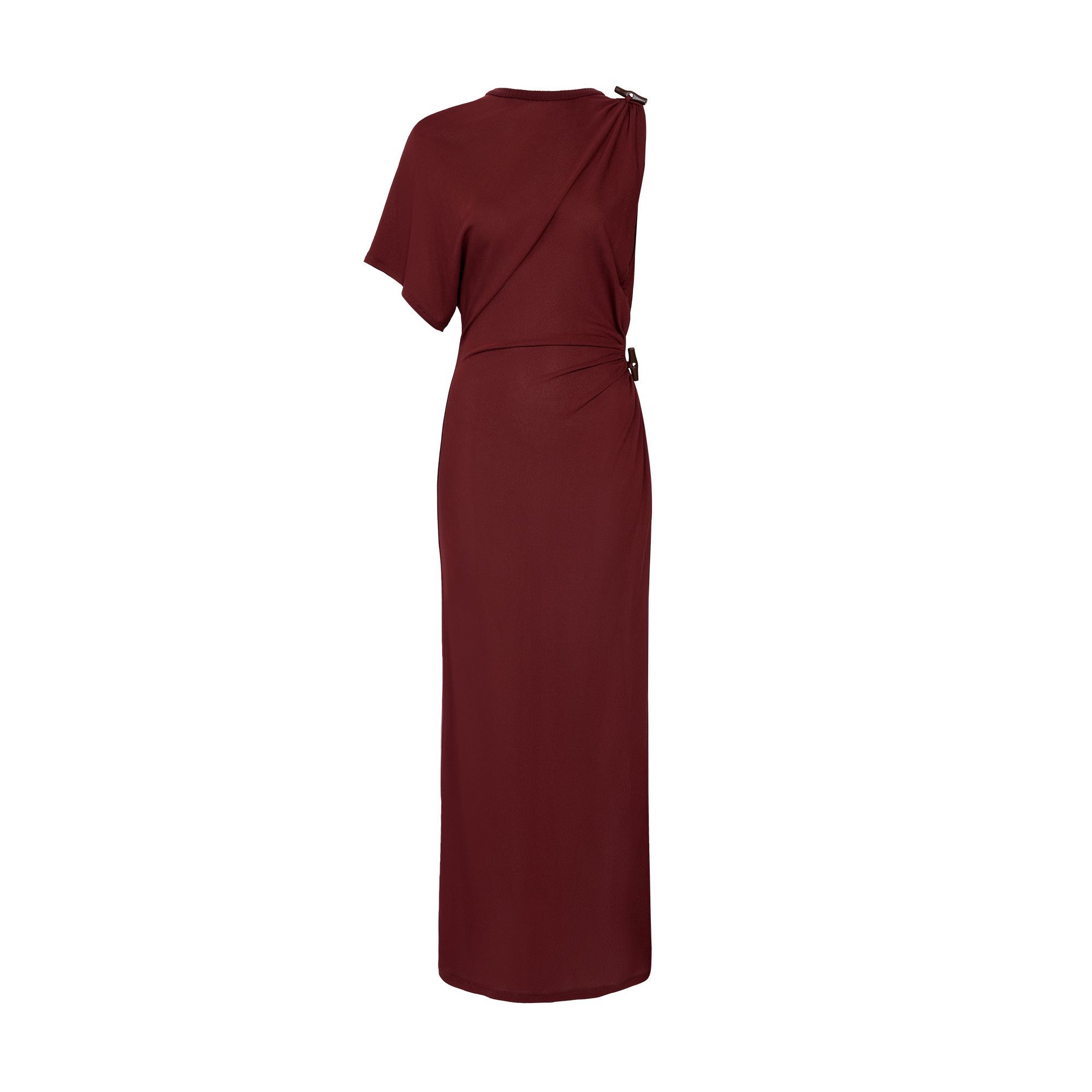 null Dress, Burgundy