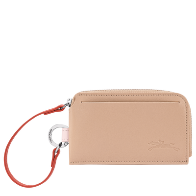 Le Pliage Collection Card holder , Beige - Leather