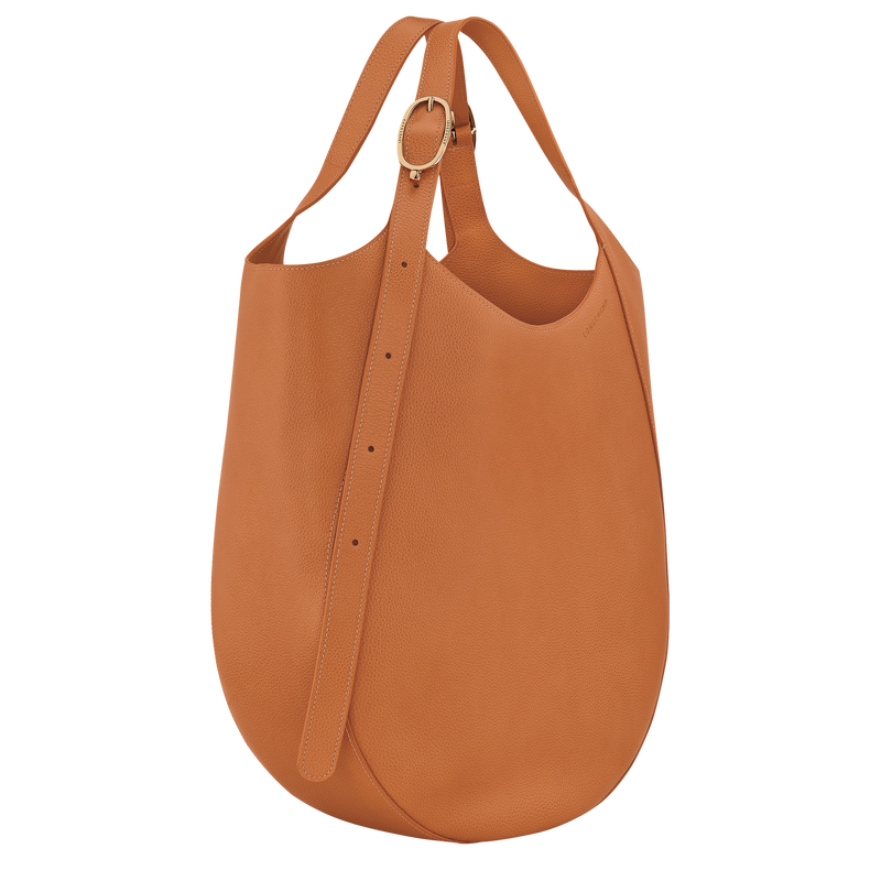 Le Foulonn&eacute; XL Tote bag , Amber - Leather  - View 3 of  6