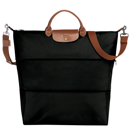 Le Pliage Original Travel bag expandable , Black - Recycled canvas - View 1 of  7