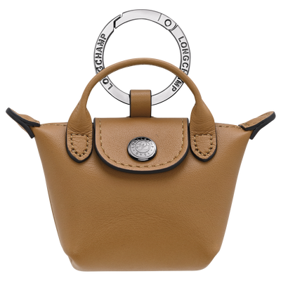 Le Pliage Xtra Key ring , Tobacco - Leather