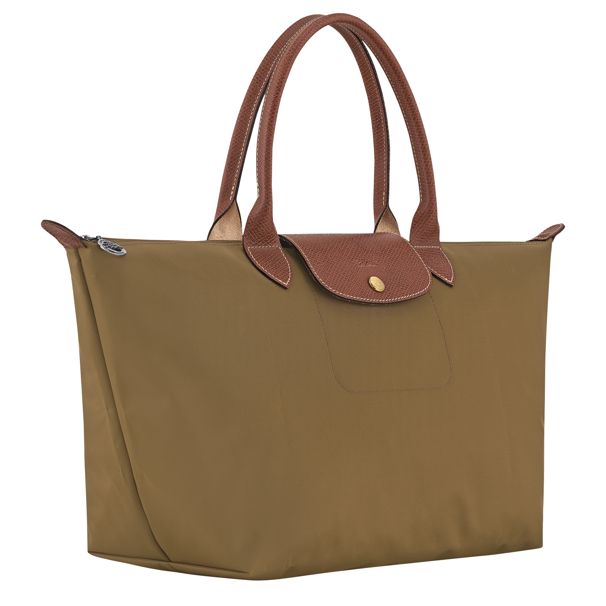 Le Pliage Original Handbag L, Olive
