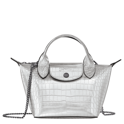 Le Pliage Cuir XS Top handle bag Ivory - Leather (L1500757238)