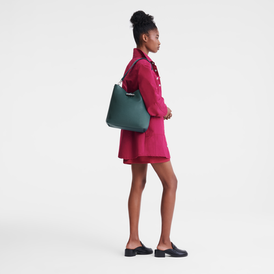 Le Roseau M Shoulder bag , Cedar - Leather