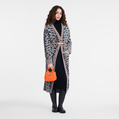 Le Roseau XS Handbag , Orange - Leather