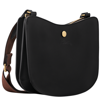 &Eacute;pure S Crossbody bag , Black - Leather