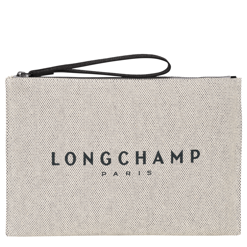 Essential Pouch Ecru Canvas Longchamp MY