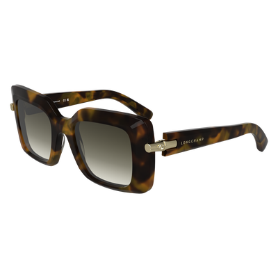 Sunglasses , Havana Brown/Green - Acetate