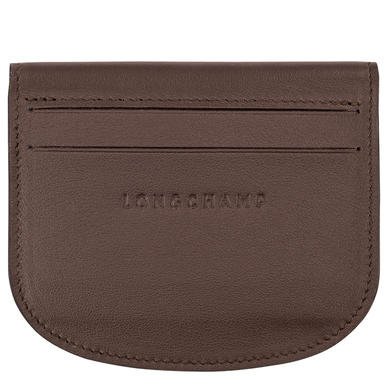 Le Pliage Xtra Card holder , Mocha - Leather  - View 2 of  3