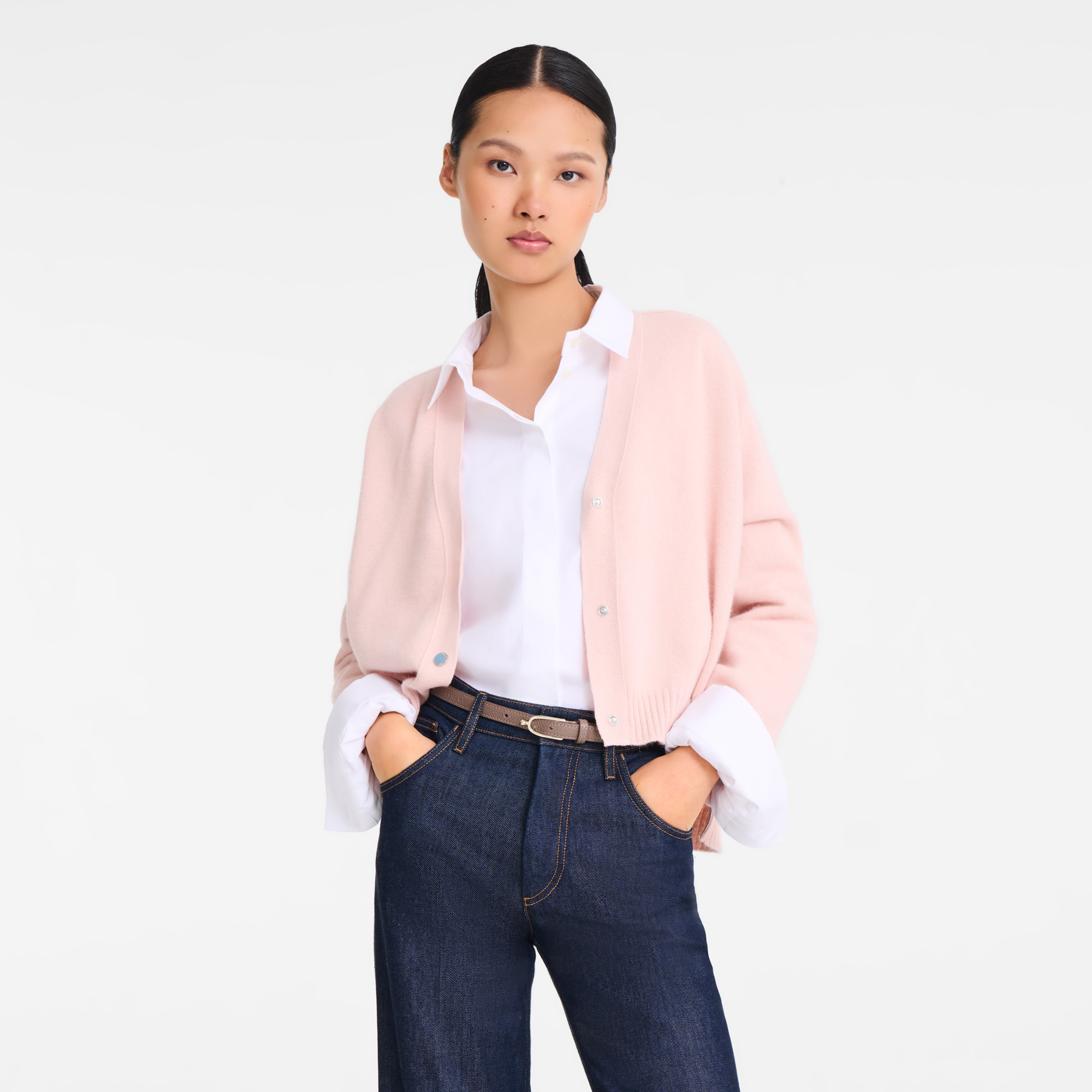 null Ladies' belt, Taupe