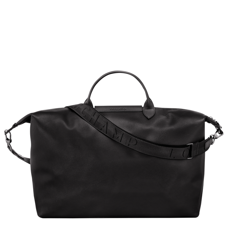 Le Pliage Xtra L Travel bag , Black - Leather  - View 4 of  6