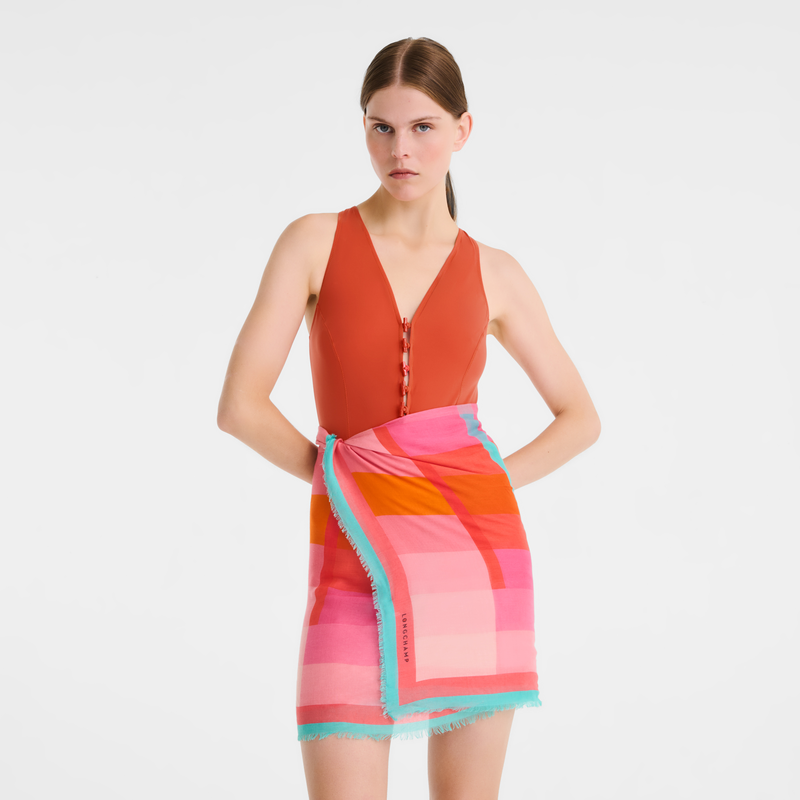 &Eacute;clat Chromatique Stole , Pink - Modal  - View 2 of  2