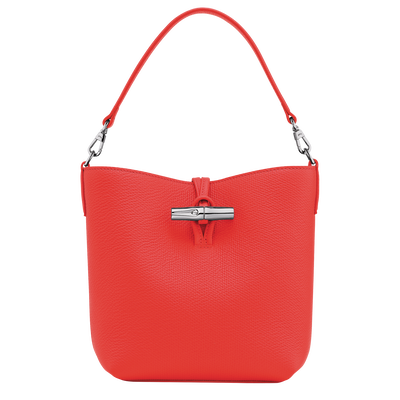 Le Roseau XS Bucket bag , Vermilion - Leather