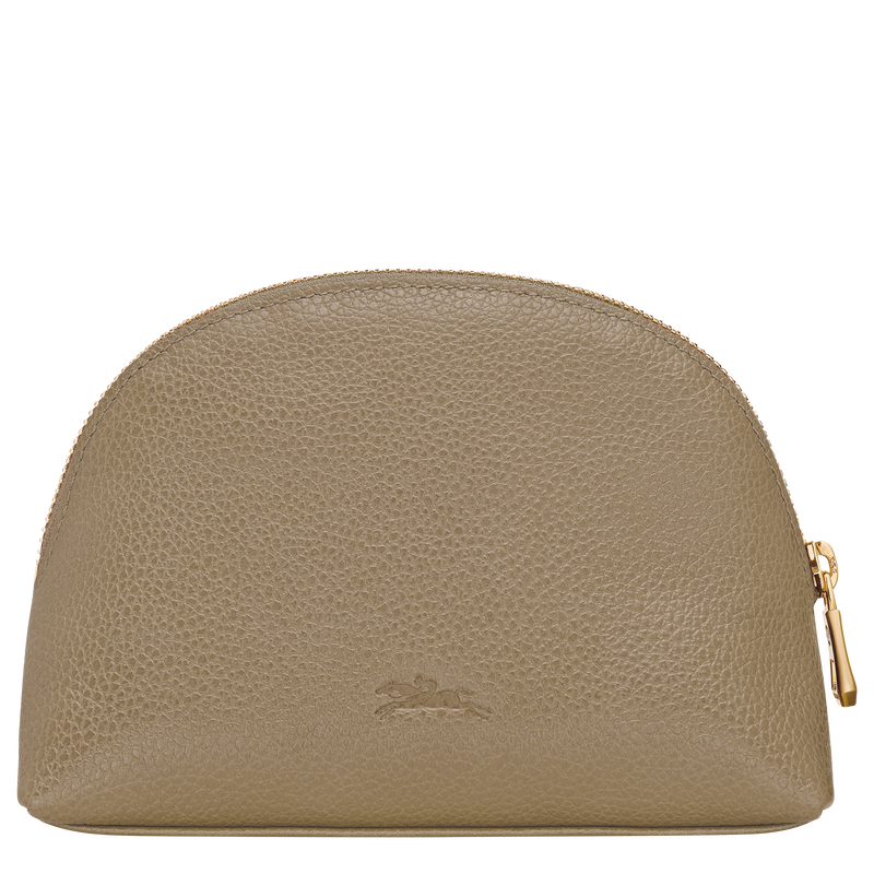 Le Foulonn&eacute; Pouch , Lichen - Leather  - View 2 of  2