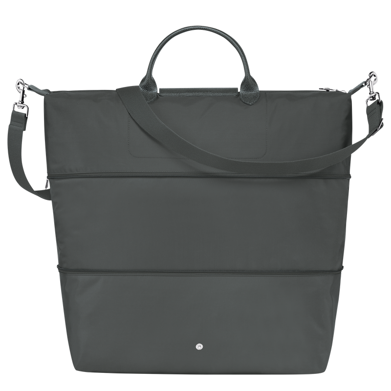 Le Pliage Green Travel bag expandable , Graphite - Recycled canvas  - View 3 of  6