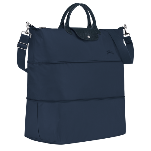 Le Pliage Green Travel bag expandable , Navy - Recycled canvas - View 2 of  5