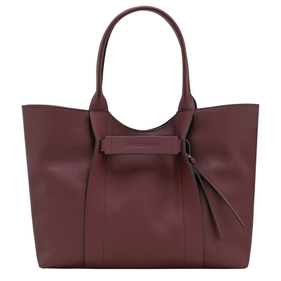 Longchamp 3D L Shoulder bag , Burgundy - Leather