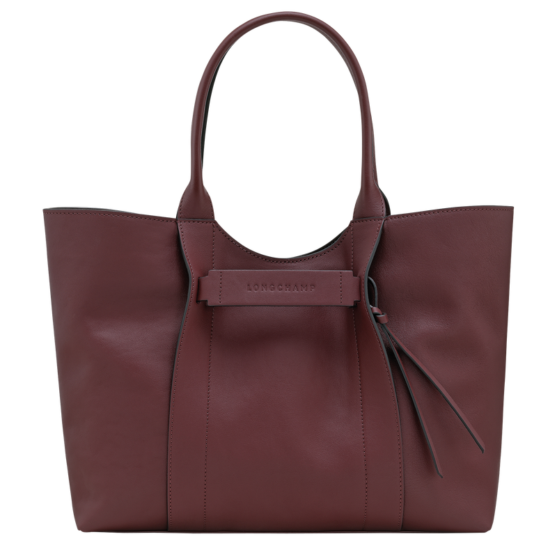 Longchamp 3D L Shoulder bag , Burgundy - Leather  - View 1 of  5