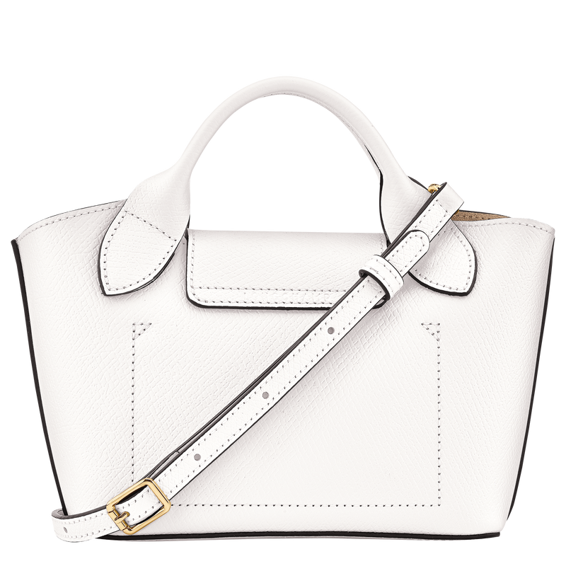 Épure XS Tote bag , White - Leather  - View 4 of  6