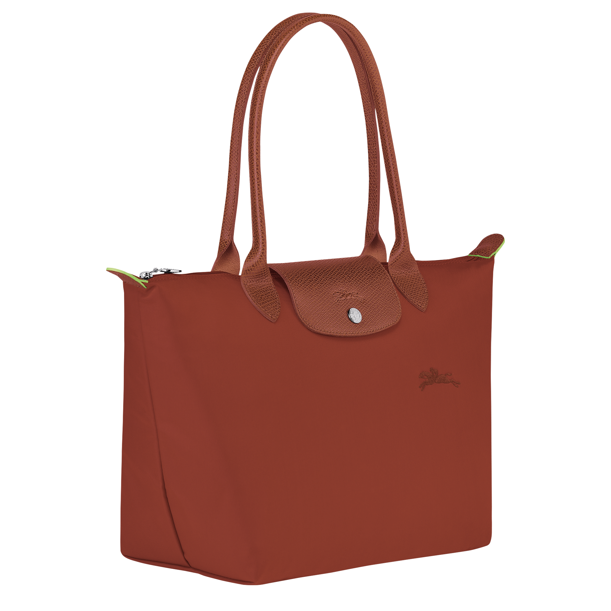 Tote bag M, Chestnut - View 3 of 
        7 - zoom in Le Pliage Green Tote bag M, Chestnut