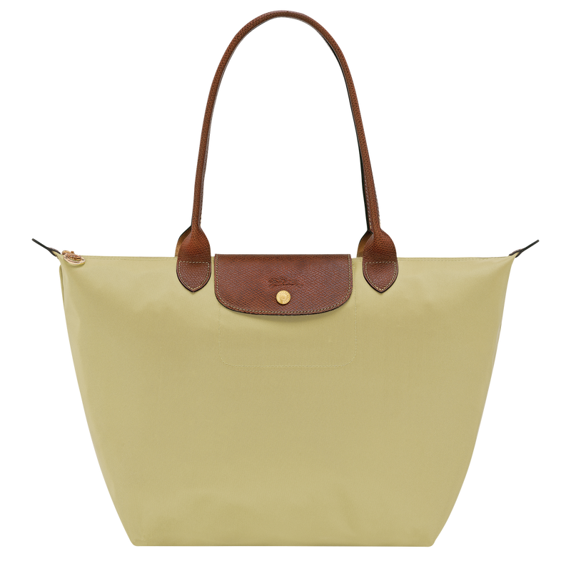 Le Pliage Original L Tote bag , Pistachio - Recycled canvas  - View 1 of  6