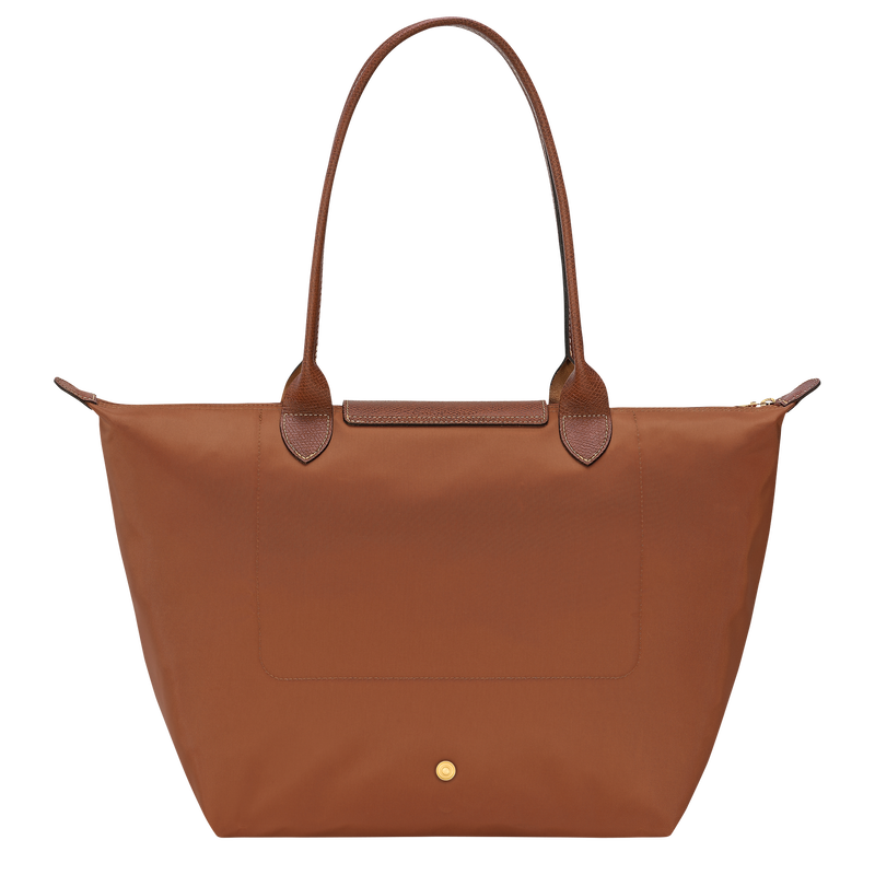 Le Pliage Original L Tote bag , Cognac - Recycled canvas  - View 3 of  6
