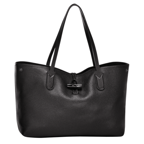 Roseau Essential L Tote bag Black Leather Longchamp TH