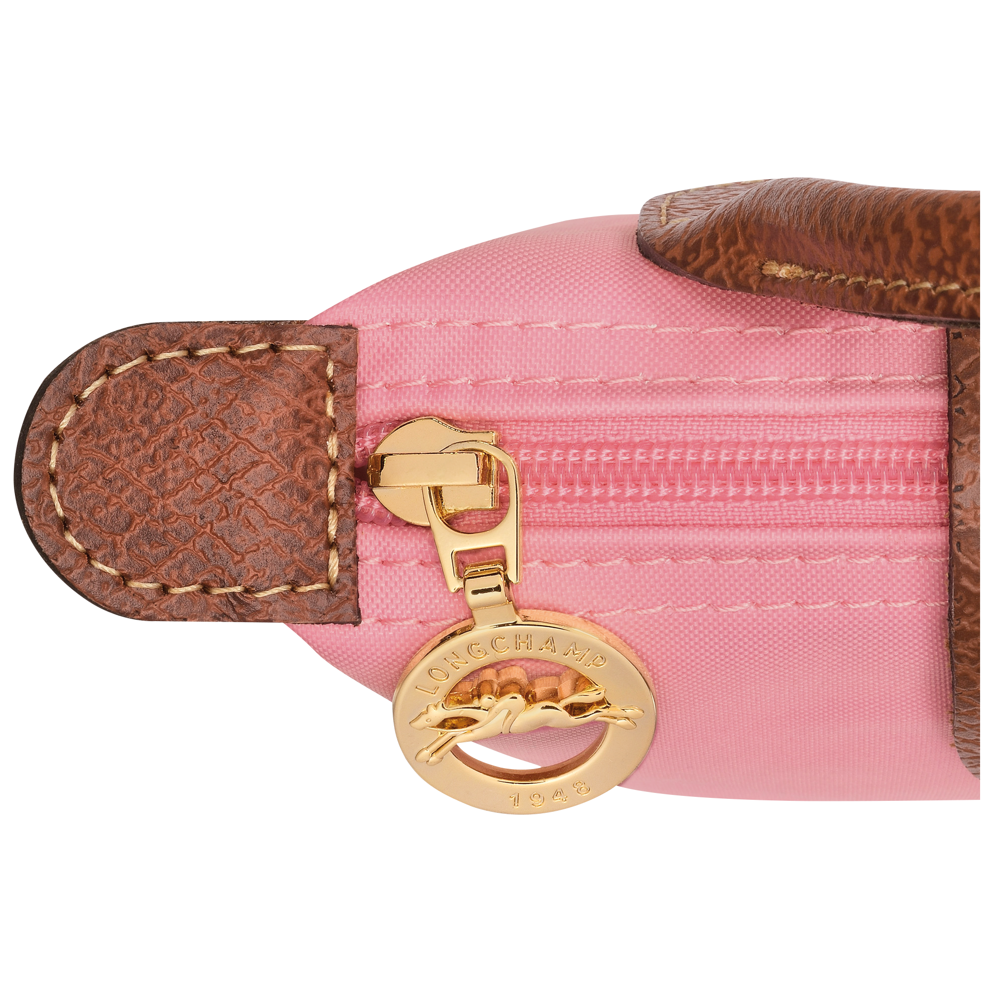 Pouch with handle, Marshmallow - View 6 of
6 - zoom in Le Pliage Original Pouch with handle, Marshmallow