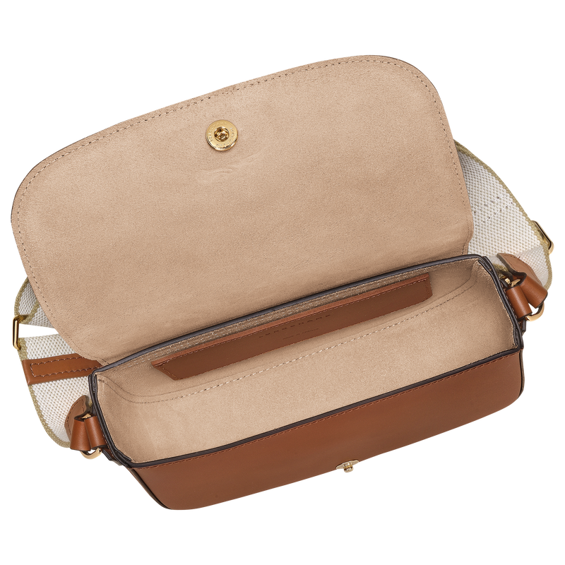 &Eacute;pure S Crossbody bag , Cognac - Leather  - View 5 of  6