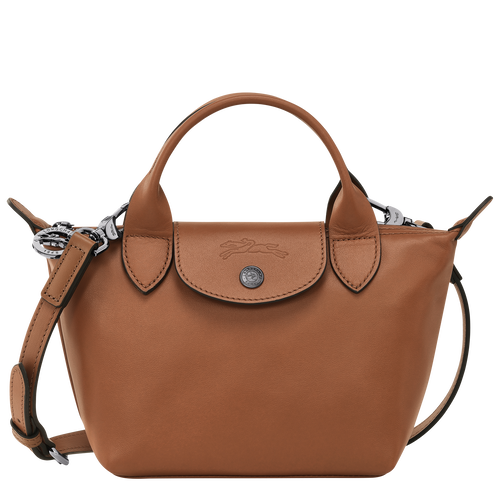 Le Pliage Xtra XS Handbag , Cognac - Leather - View 1 of  5