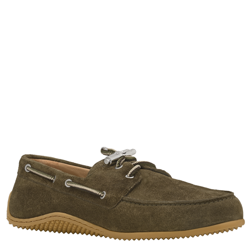 Longboat Loafer , Olive - Leather  - View 2 of  4
