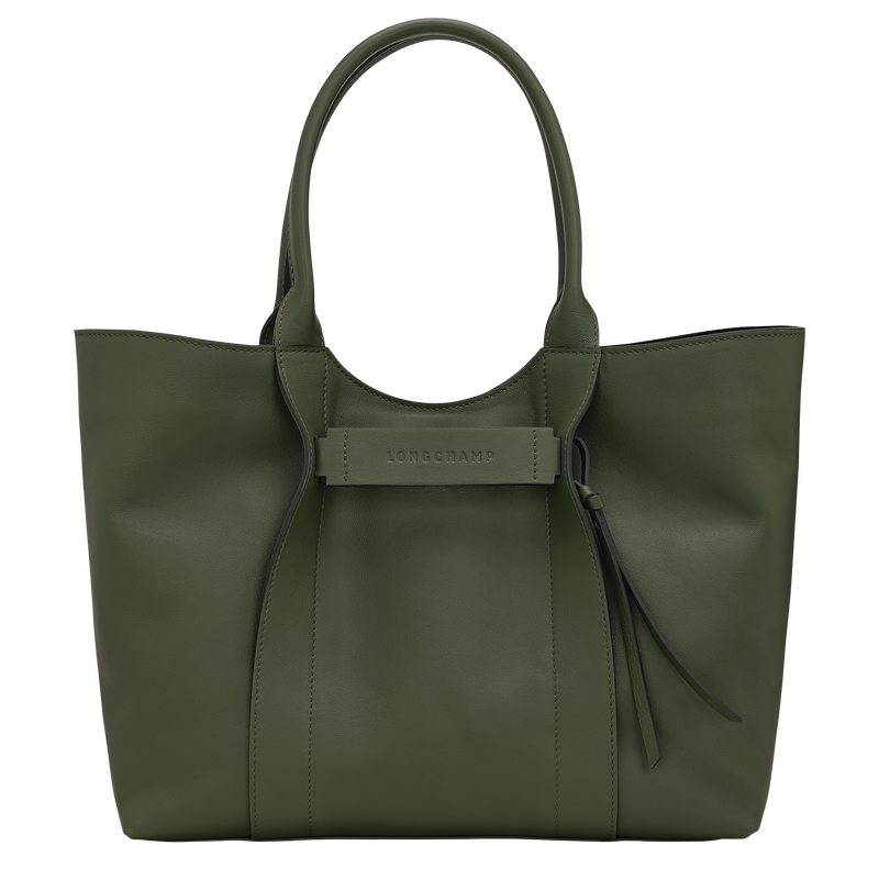 Longchamp 3D Shoulder bag , Khaki - Leather  - View 1 of  5