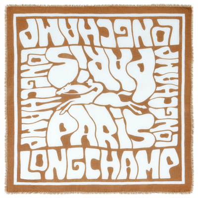 Wavy Summer Stole , Cashew - Cashmere