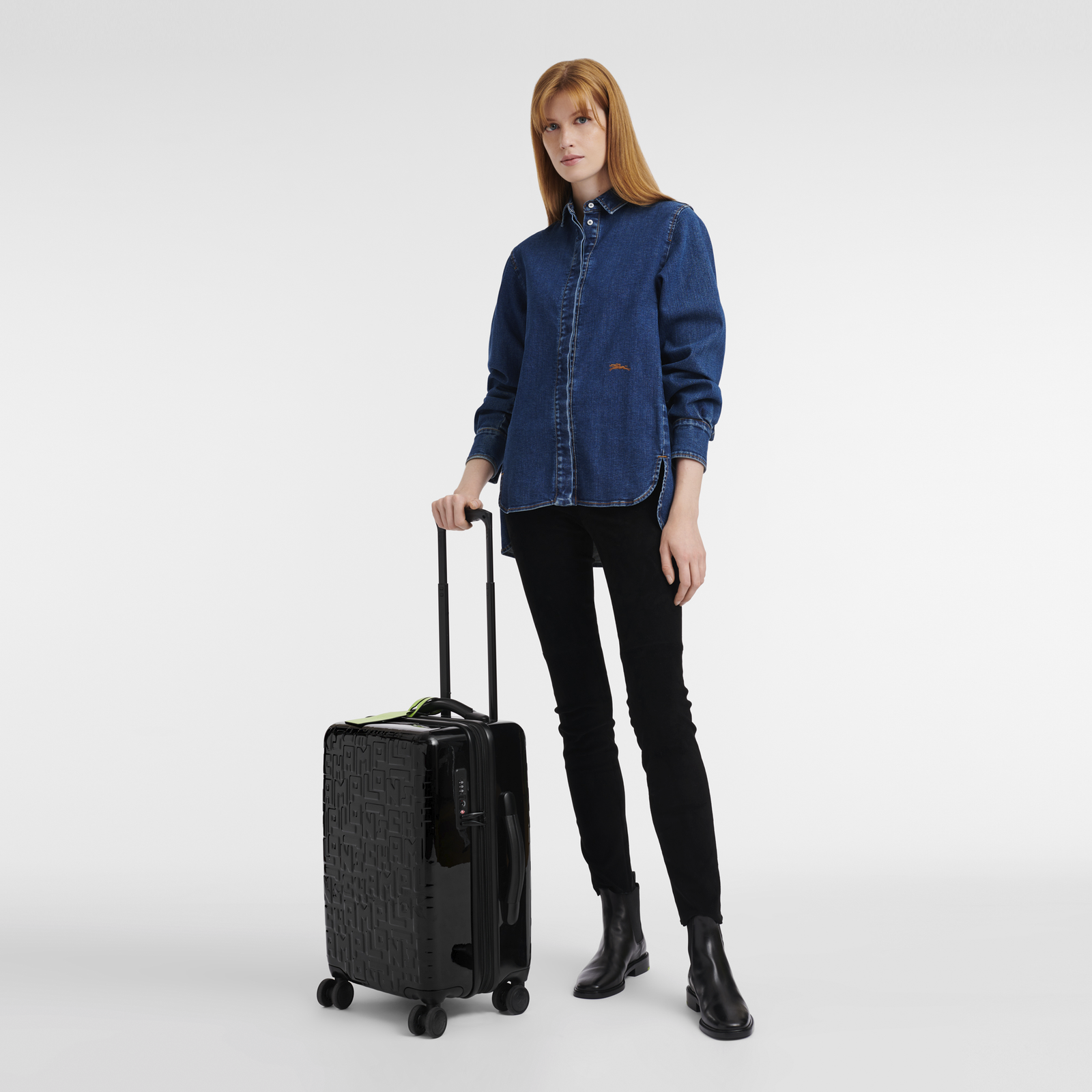 LGP Travel M Suitcase Black - OTHER (24024423001) | Longchamp TH
