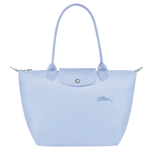 Le Pliage Green M Tote bag , Sky Blue - Recycled canvas - View 1 of  4