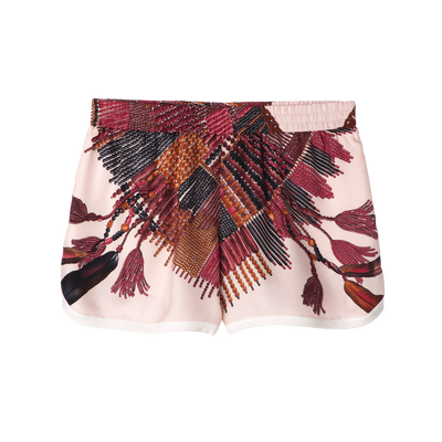 Shorts , Pink - Twill