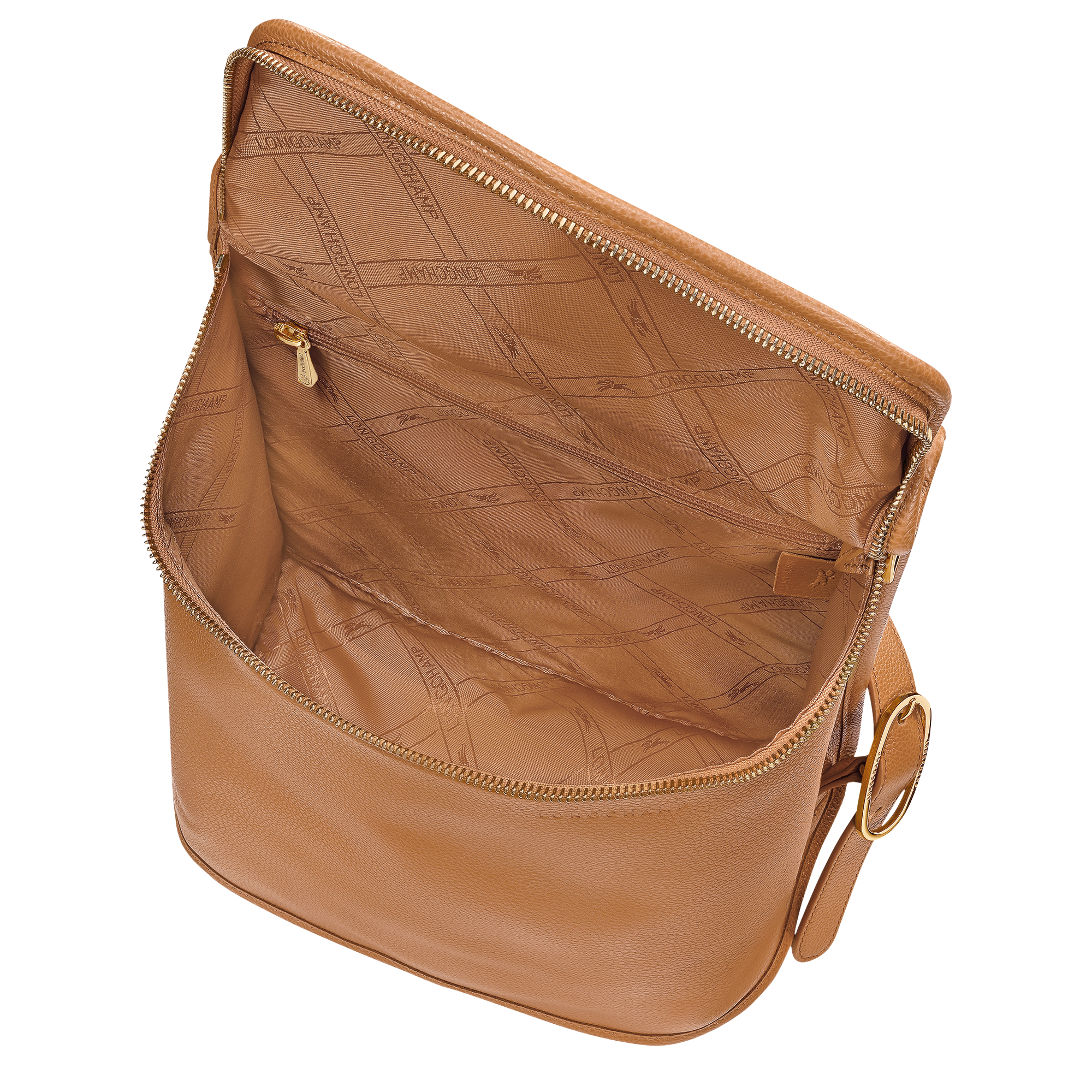 Le Foulonn&eacute; Backpack M, Pecan