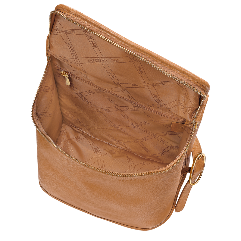 Le Foulonn&eacute; M Backpack , Pecan - Leather  - View 4 of  5