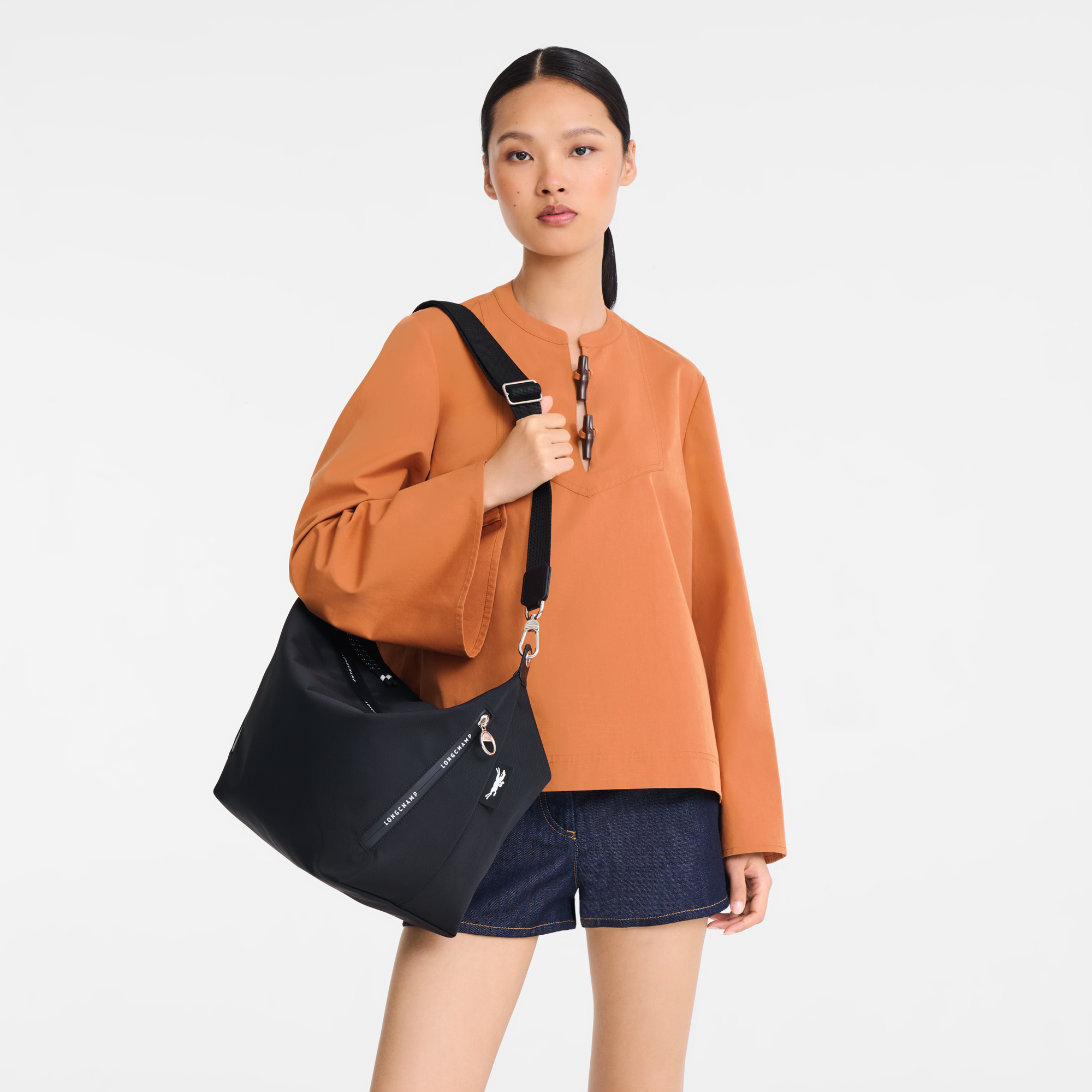 Le Pliage Energy Crossbody bag M, Black