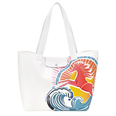 Le Pliage Collection L Tote bag , Rainbow - Canvas