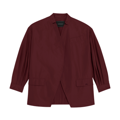 Kimono jacket , Burgundy - Techno taffeta