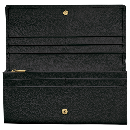 Le Foulonné Continental wallet , Black - Leather - View 3 of  4