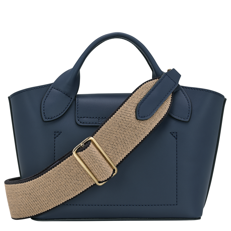 &Eacute;pure XS Tote bag , Navy - Leather  - View 4 of  6