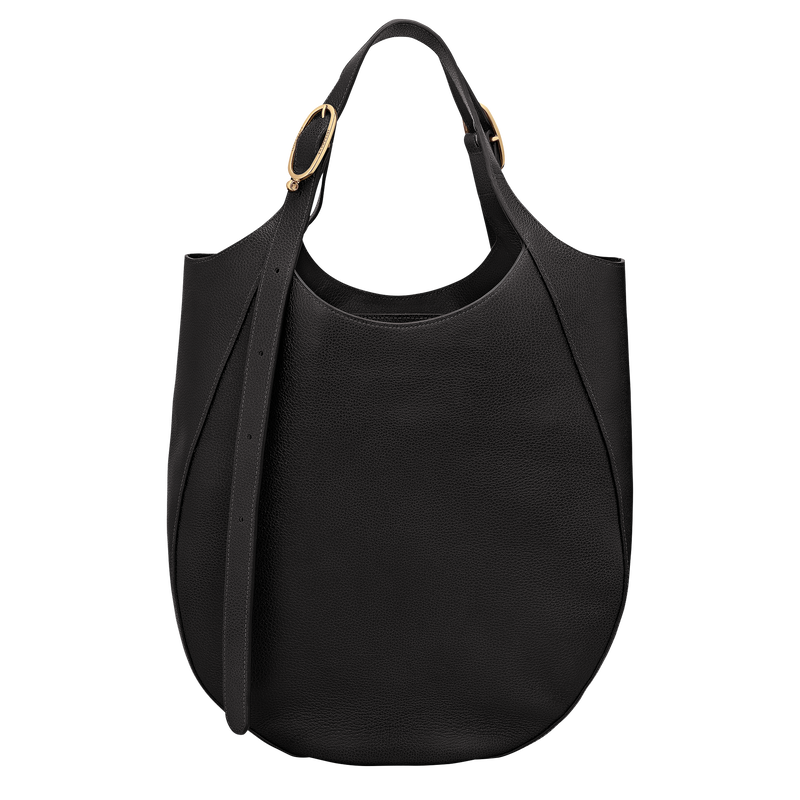 Le Foulonn&eacute; XL Tote bag , Black - Leather  - View 4 of  6